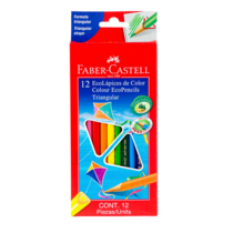 Lápiz de color tri. ECO FABER-C, cj/12