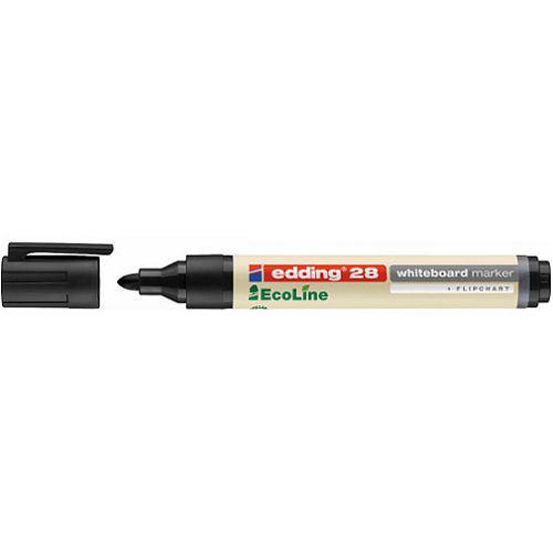 Marcador p/pizarra EDDING EcoLine, negro