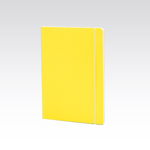 Cuaderno punteado FABRIANO A5 con elástico limone