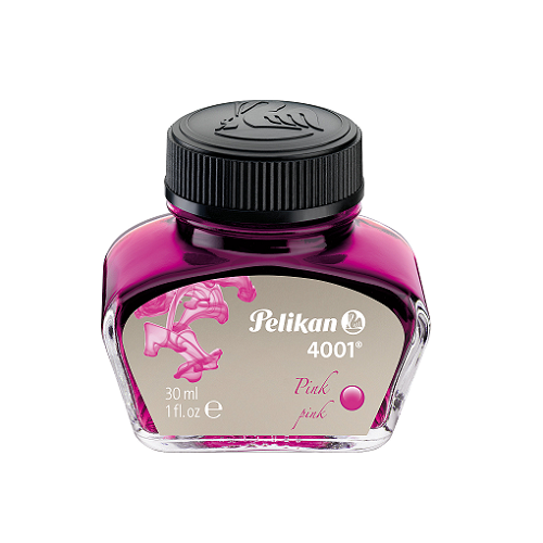 Tinta PELIKAN 4001 rosada, frasco 30ml