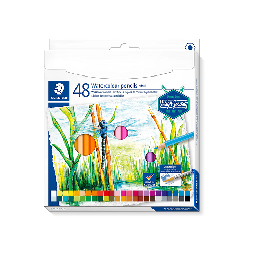 Lápiz acuarelable STAEDTLER, caja de 48