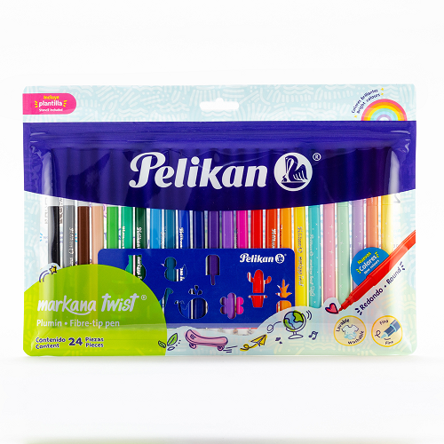 Plumones PELIKAN Markana Twist,est. d/24