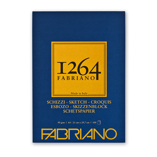 Papel FABRIANO 1264 boceto 90g 100h A4