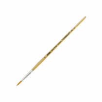 Pincel de nylon dorado redondo KUM #4