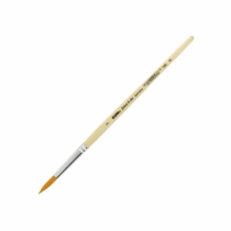 Pincel de nylon dorado redondo KUM #7