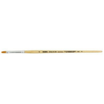Pincel de nylon dorado plano KUM #4