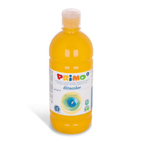 Pintura de dedo PRIMO 750ml, amarillo