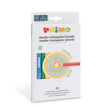 Lápiz de color jumbo tri. PRIMO, caja/12