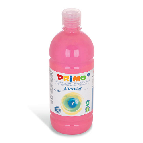 Pintura de dedo PRIMO 750ml, rosada