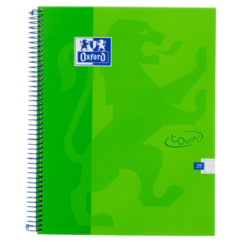 Cuaderno rayado OXFORD TOUCH A4 70h verde