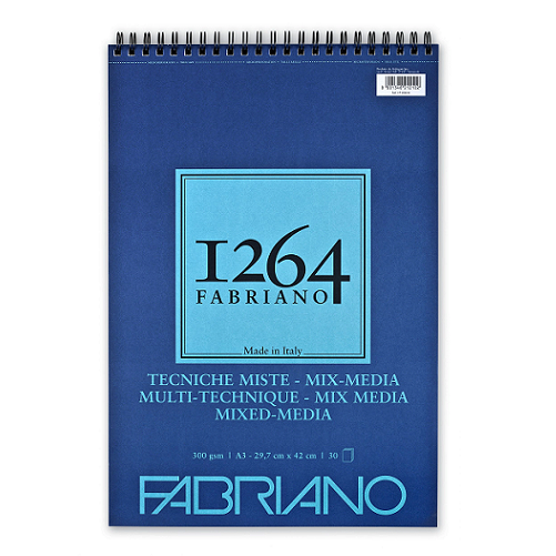 Papel FABRIANO 1264 mix med 300g 30h A3