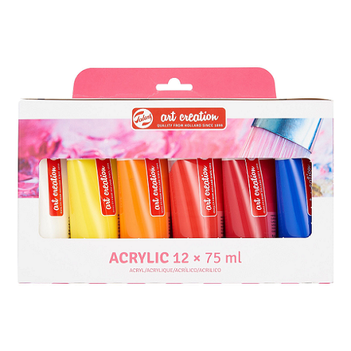 Acrílico TALENS ArtCreation, set 12x75ml