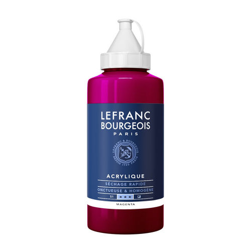 Acrílico LEFRANC Magenta, frasco 750ml