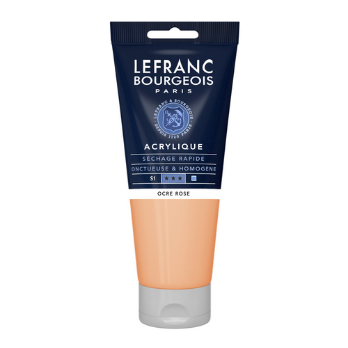 Acrílico LEFRANC Ocre rosado, tubo 200ml