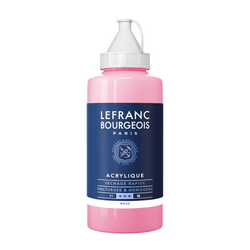 Acrílico LEFRANC Rosa, frasco 750ml