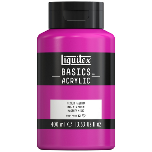 Acrílico LIQUITEX BASICS Magenta medio 400ml