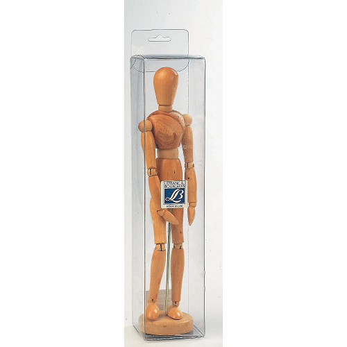 Maniquí de madera masculino 30cm LEFRANC