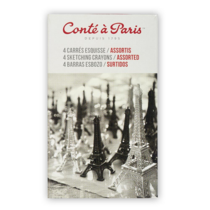 Yeso pastel carré CONTÉ, set de 4