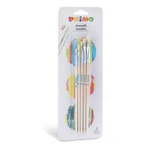 Pincel de cerda plano PRIMO, set de 5