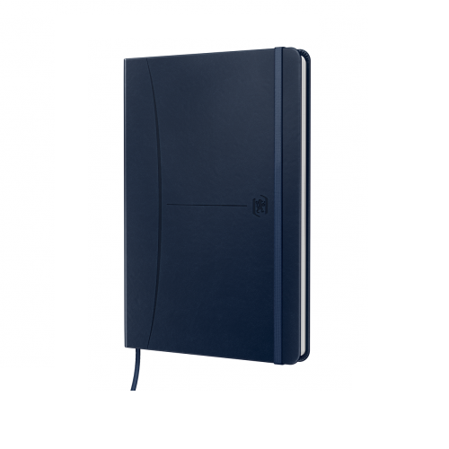 Cuaderno rayado OXFORD A5 c/elást azul