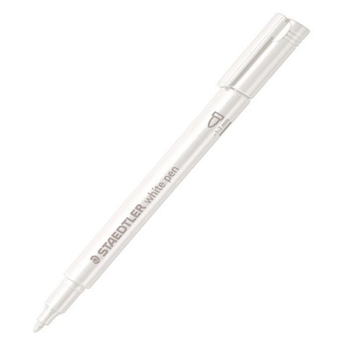 Marcador metálico STAEDTLER, blanco