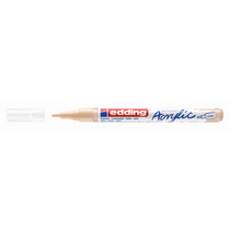 Plumón acrílico EDDING p.fino beige cáli