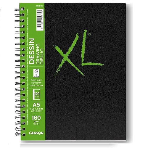 Cuaderno dibujo 160g CANSON XL 60h A5