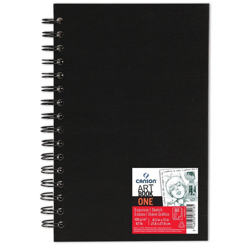 Cuaderno sketch CANSON One espiral  8.5x11