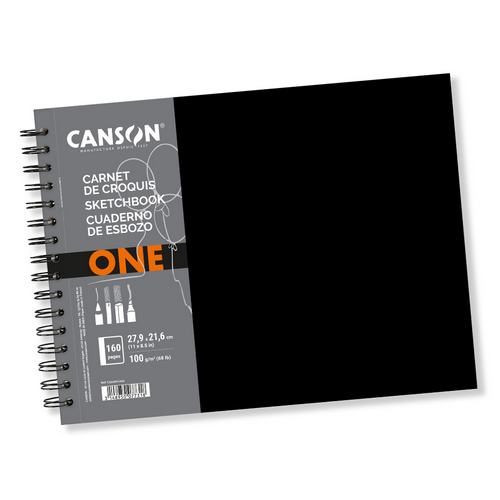 Cuaderno sketch CANSON One espiral  8.5x11