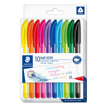 Bolígrafo STAEDTLER BALL p.medio, set/10