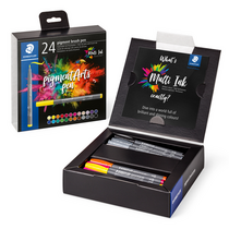 Plumón pigment brush STAEDTLER, set d/24