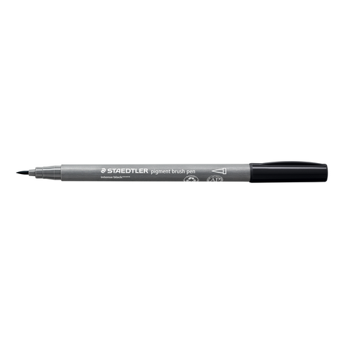 Plumón pigment brush STAEDTLER negro