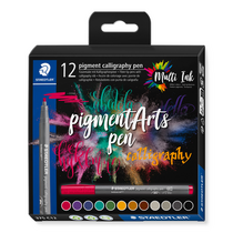 Plumón pigment calligr STAEDTLER, set 12