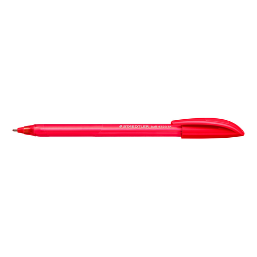 Bolígrafo STAEDTLER BALL p. medio rojo