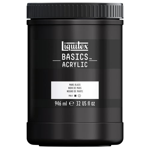 Acrílico LIQUITEX BASICS negro de marte 946ml