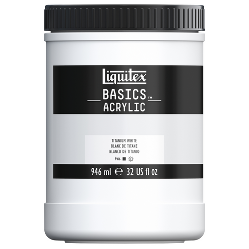 Acrílico LIQUITEX BASICS blanco titanio 946ml