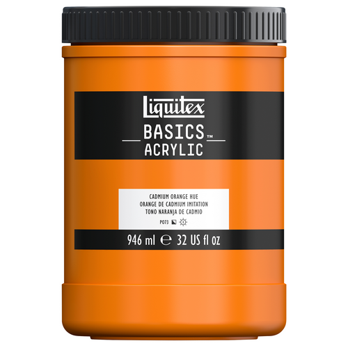 Acrílico LIQUITEX BASICS naranja cadmio 946ml