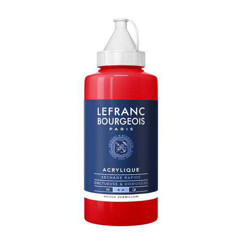 Acrílico LEFRANC Bermellón, fco. 750ml