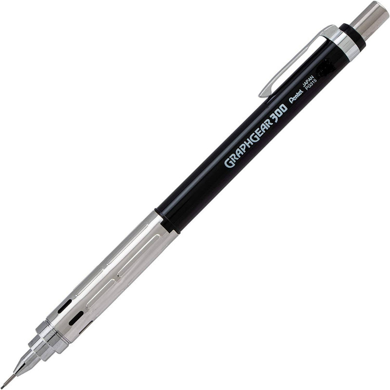 Portaminas 0.7 PENTEL GRAPHGEAR 300 negro