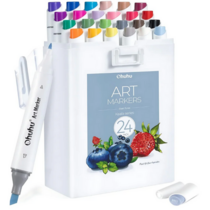 Marcador p/arte OHUHU Kaala, set de 24 B