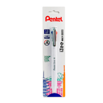 Bolígrafo PENTEL iZEE de 4 colores blanco