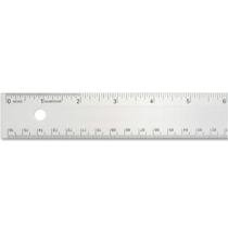 Regla metálica ALUMICOLOR 75cm/30" plata