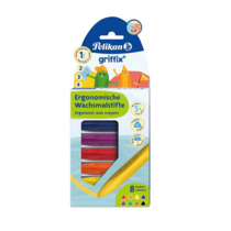 Crayones jumbo PELIKAN GRIFFIX, set de 8