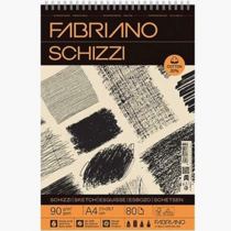 Papel FABRIANO SCHIZZI 90g, bloc 80h A4