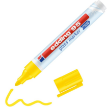Plumón para vidrio EDDING amarillo