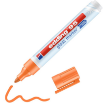 Plumón para vidrio EDDING naranja
