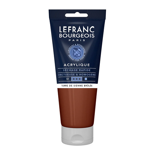 Acrílico LEFRANC Siena tosta, tubo 200ml
