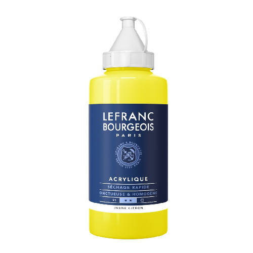 Acrílico LEFRANC Amaril limón, fco 750ml