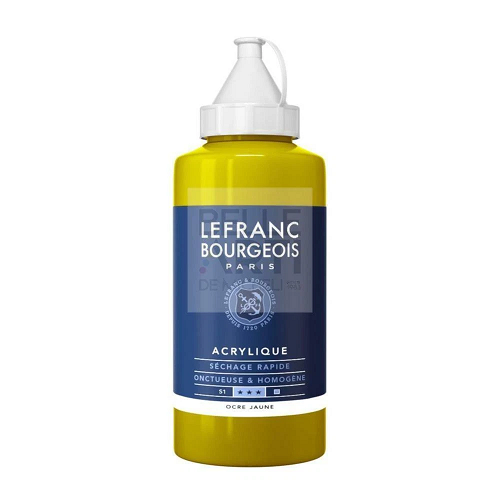 Acrílico LEFRANC Ocre amaril, fco. 750ml
