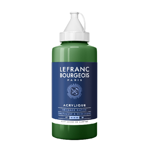 Acrílico LEFRANC Verde óx crom fco 750ml